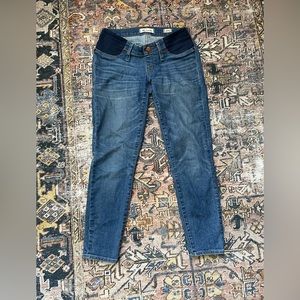Madewell Skinny Crop Maternity Jeans